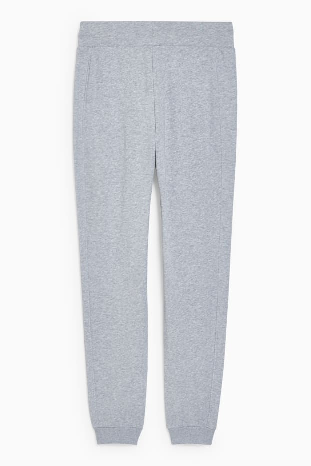Donna - Pantaloni sportivi tecnici - 4 Way Stretch - grigio chiaro melange