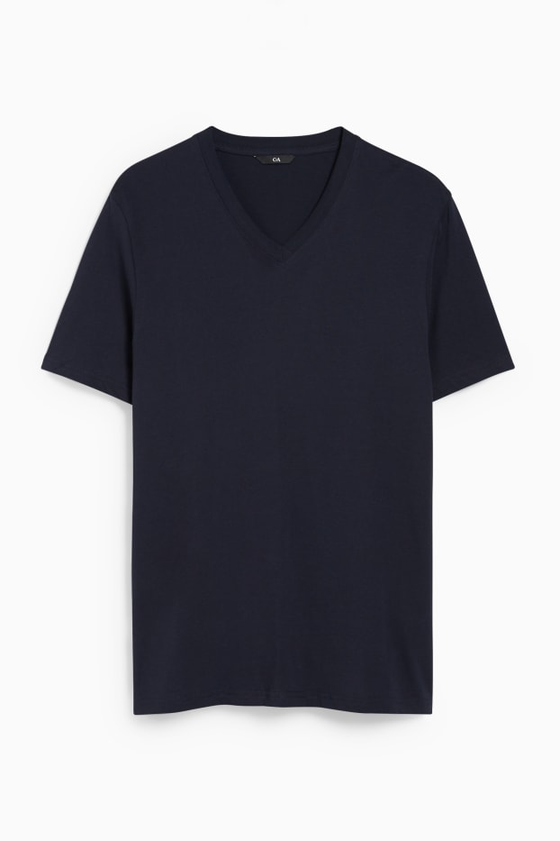 Men - T-shirt - regular fit  - dark blue