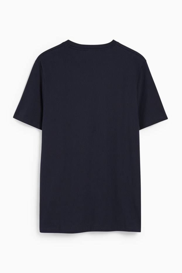 Men - T-shirt - regular fit  - dark blue