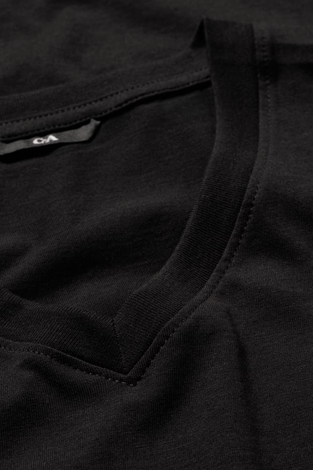 Uomo - T-shirt - regular fit  - nero