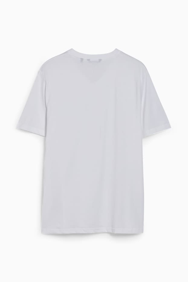 Heren - T-shirt - regular fit  - wit