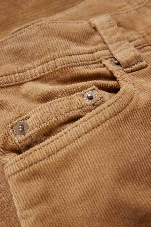 Herren - Cordhose - Regular Fit - LYCRA® - havanna