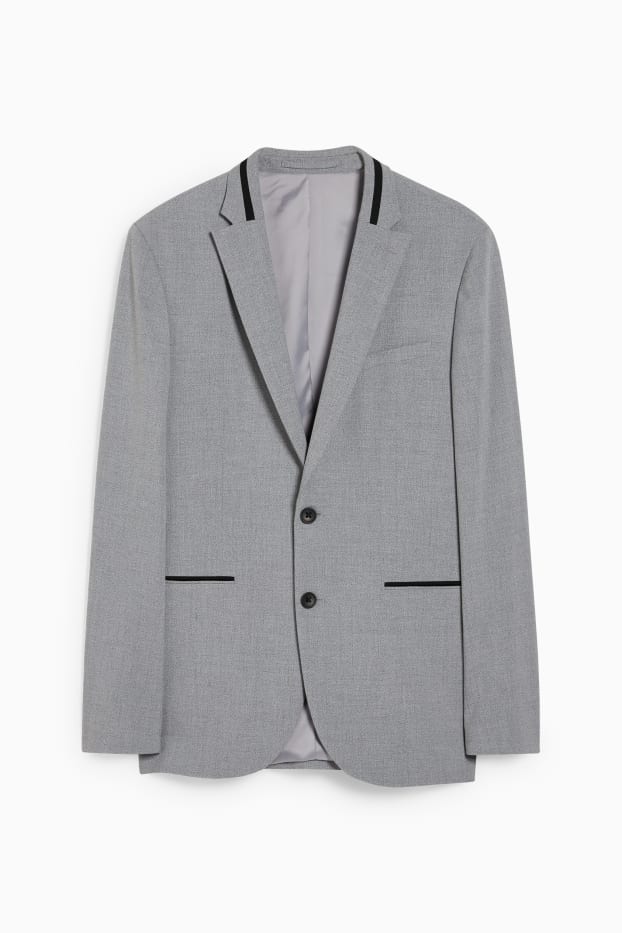 Men - Mix-and-match tailored jacket - slim fit - Flex - LYCRA® - light gray-melange