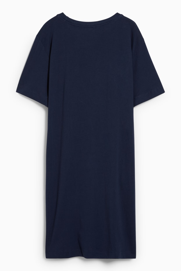Donna - Camicia da notte - Snoopy - blu scuro