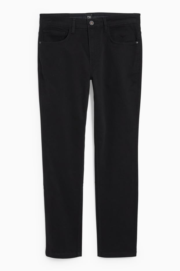 Hommes - Pantalon - slim fit - Flex - LYCRA® - noir