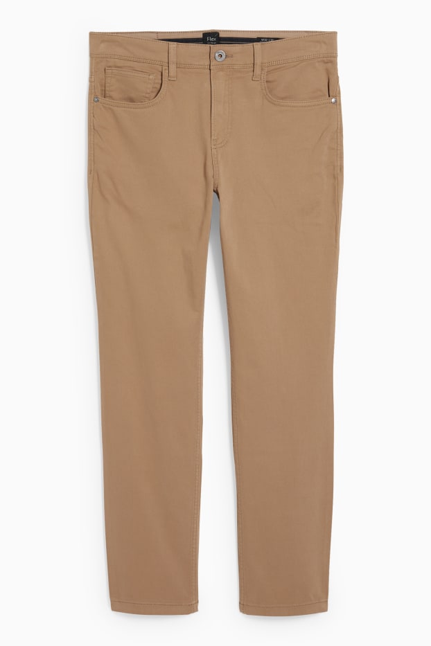 Home - Pantalons - slim fit - Flex - LYCRA® - marró clar
