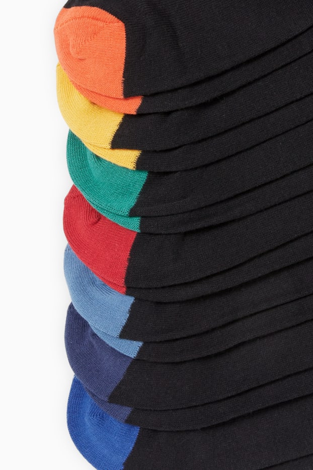 Hommes - Lot de 7 paires - chaussettes - noir