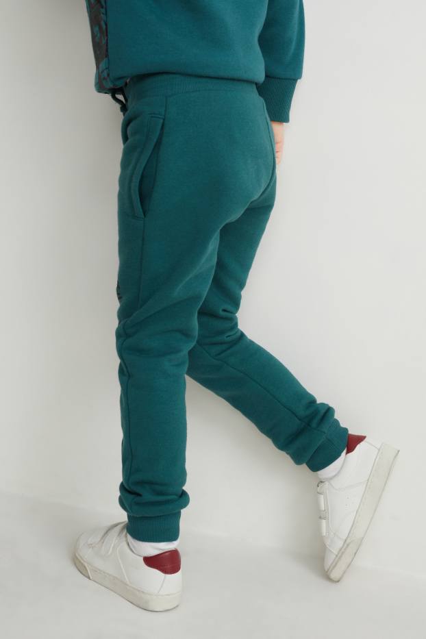 Kinderen: jongens - Lego Ninjago - joggingbroek - donkerturquoise