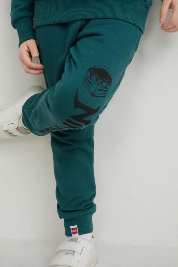 Kinderen: jongens - Lego Ninjago - joggingbroek - donkerturquoise
