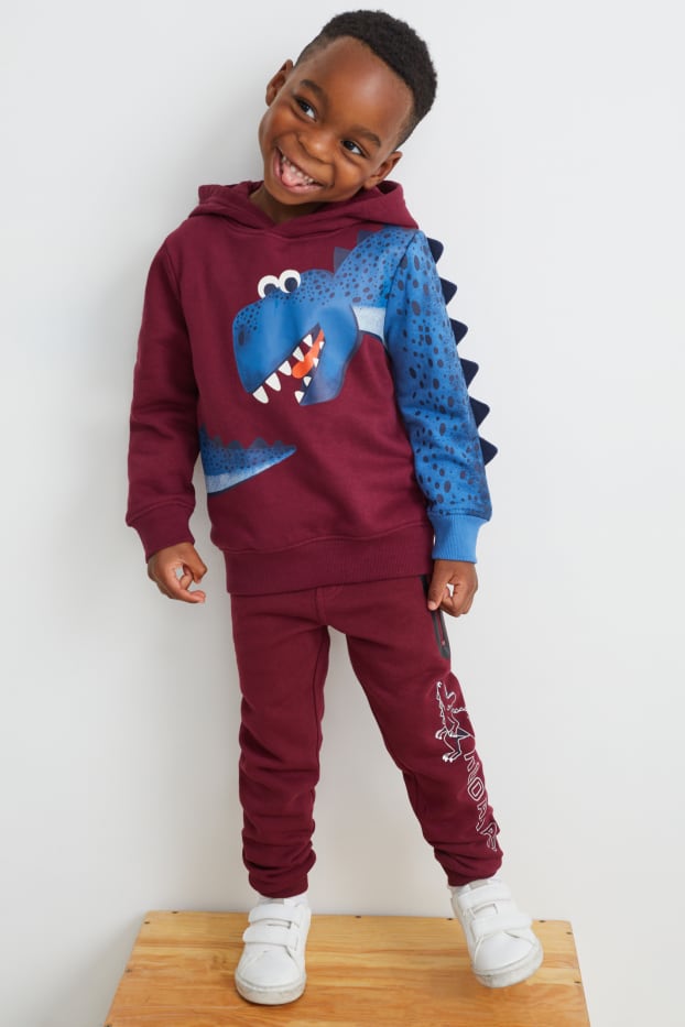 Kinder Jungen - Multipack 2er - Jogginghose - bordeaux