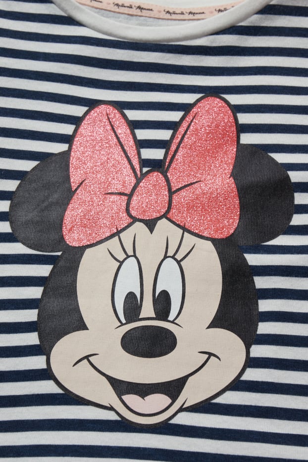Enfants filles - Lot de 3 - Minnie Mouse - robe - blanc / rose