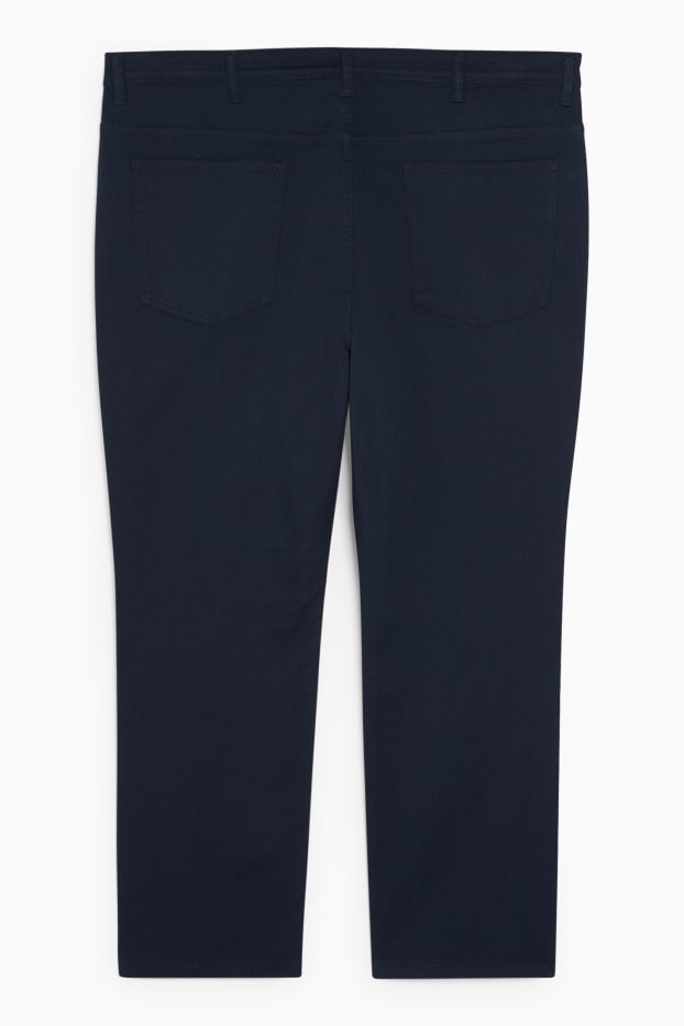Hommes - Pantalon - regular fit - bleu foncé