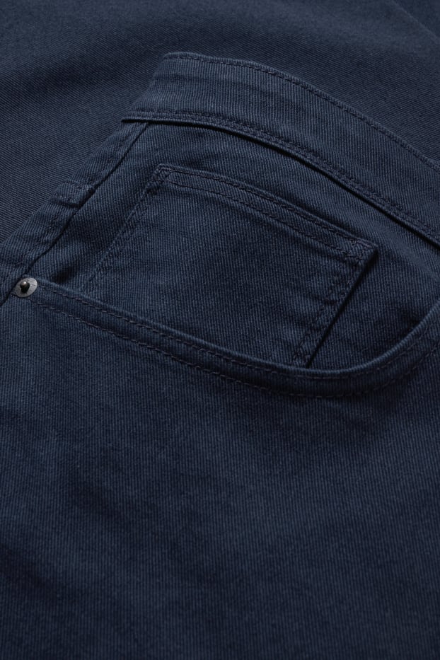 Hommes - Pantalon - regular fit - bleu foncé