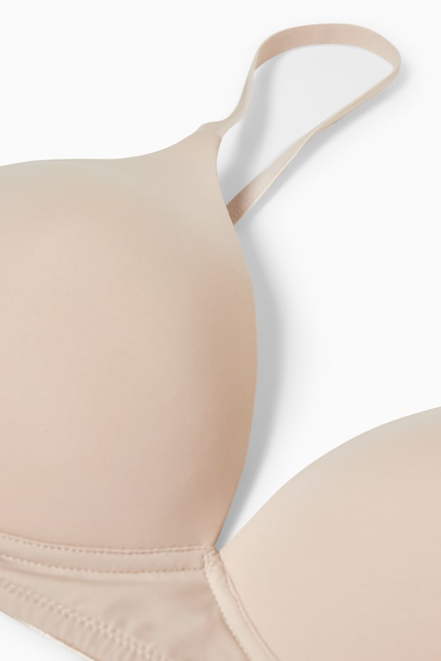 Femei - Multipack 2 buc. - sutien fără armătură - vătuit - LYCRA® - bej