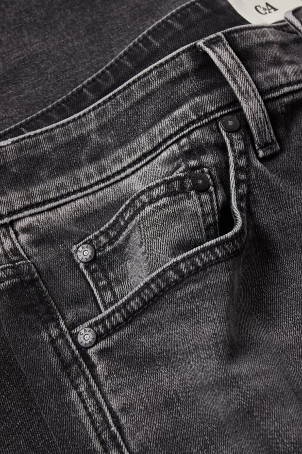 Herren - Tapered Jeans - LYCRA® - dunkeljeansgrau
