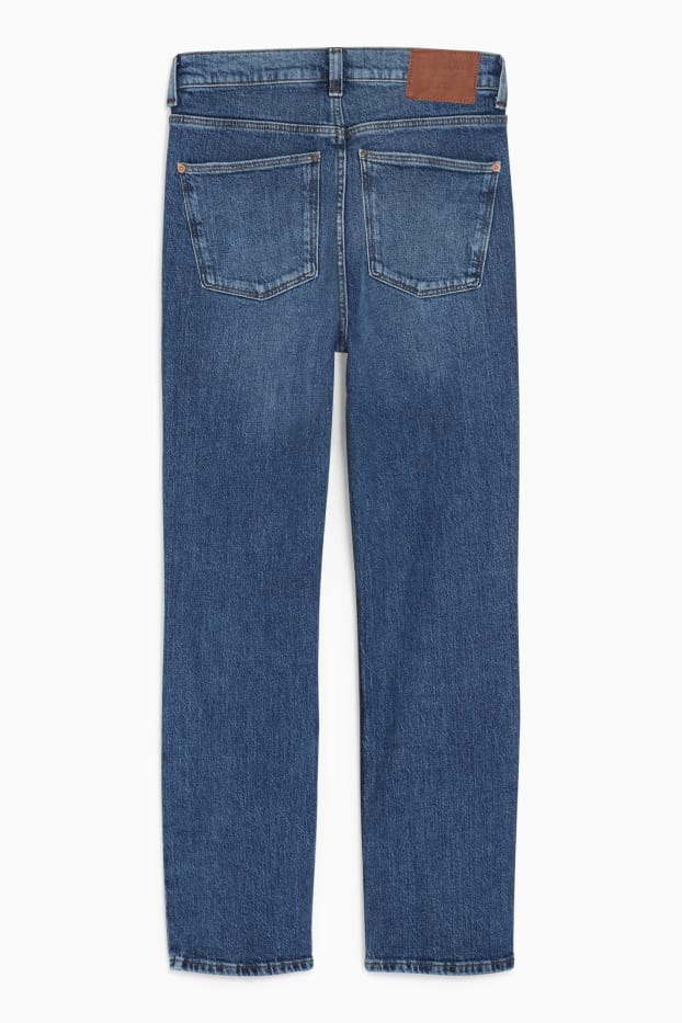 Dámské - Straight jeans - high waist - LYCRA® - džíny - modré