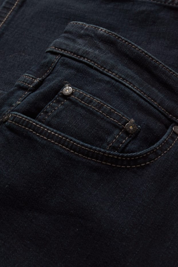 Home - Straight jeans - LYCRA® - texà blau fosc