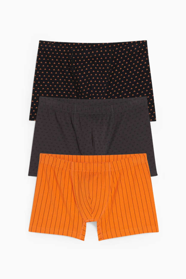 Men - Multipack of 3 - trunks - orange