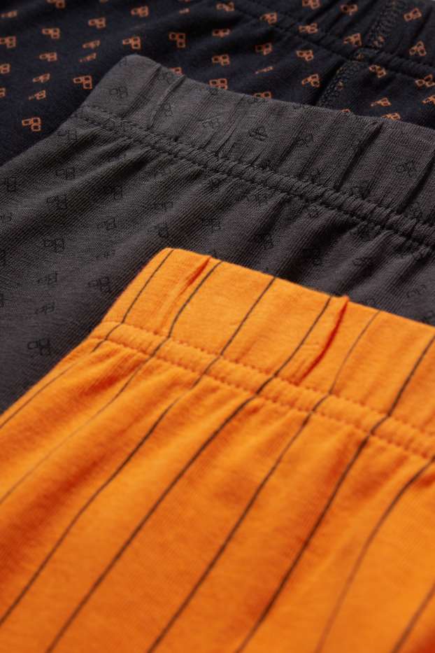 Men - Multipack of 3 - trunks - orange