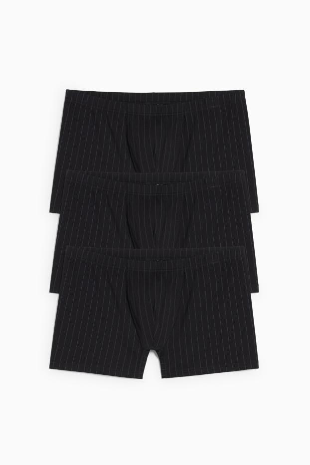 Uomo - Confezione da 3 - boxer aderenti - LYCRA® - nero
