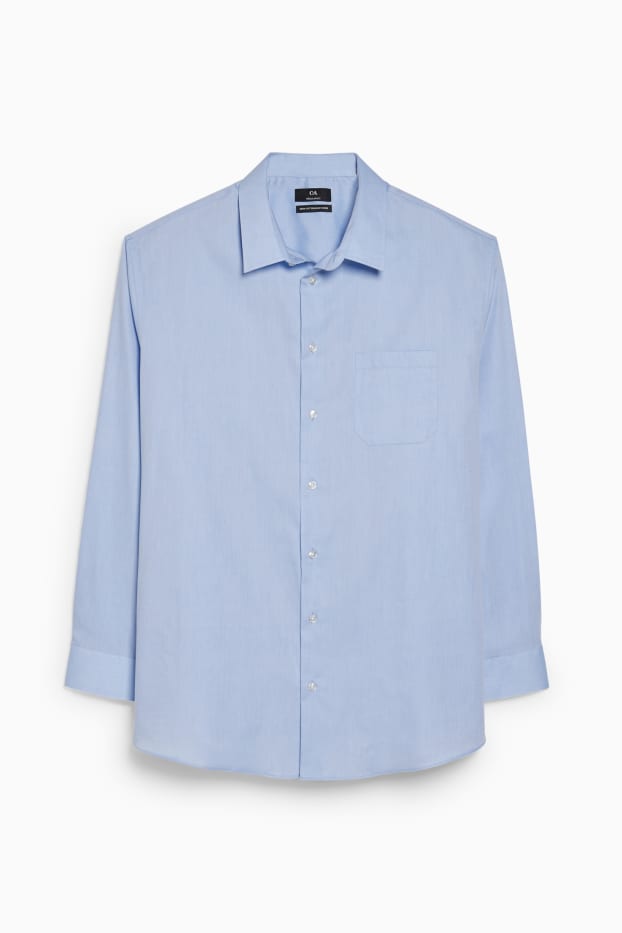 Men - Shirt - regular fit - kent collar - easy-iron - light blue
