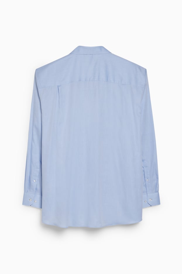 Men - Shirt - regular fit - kent collar - easy-iron - light blue
