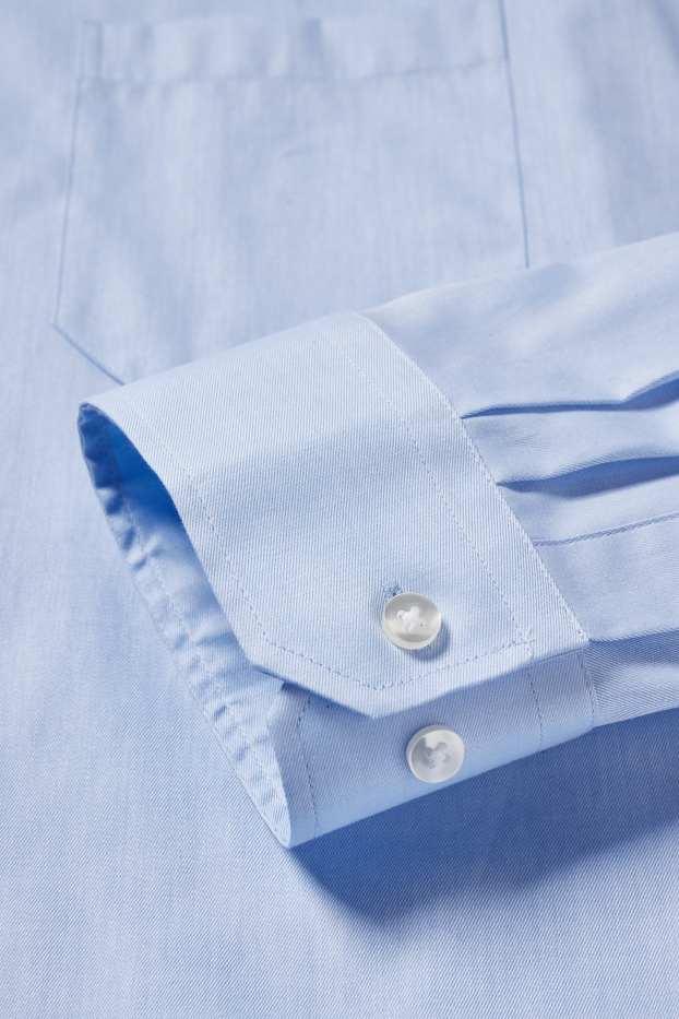 Men - Shirt - regular fit - kent collar - easy-iron - light blue