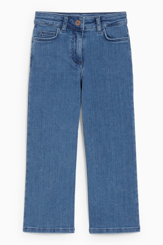 Nena - Wide leg jeans - texà blau