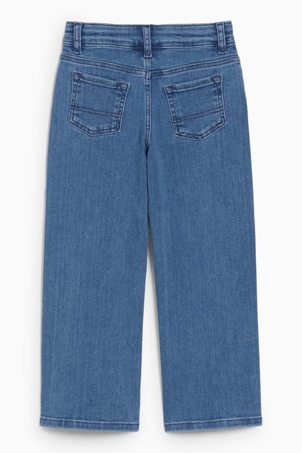 Nena - Wide leg jeans - texà blau