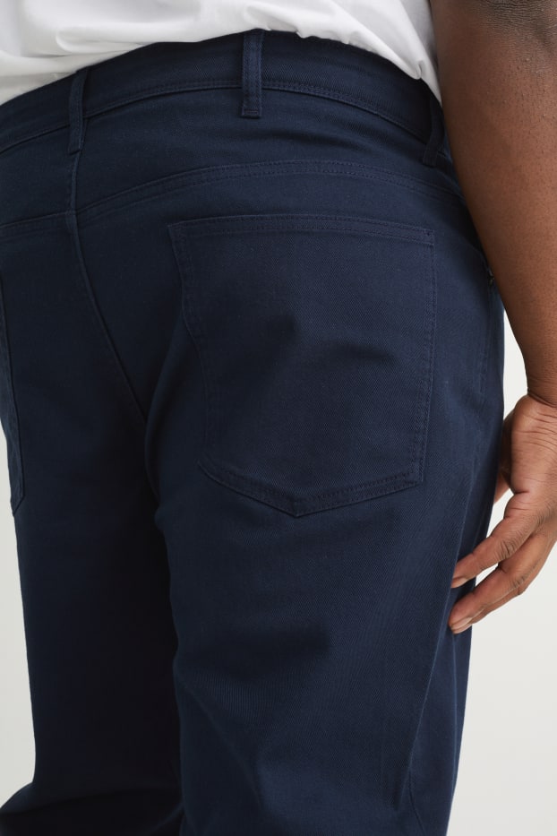 Hommes - Pantalon - regular fit - bleu foncé