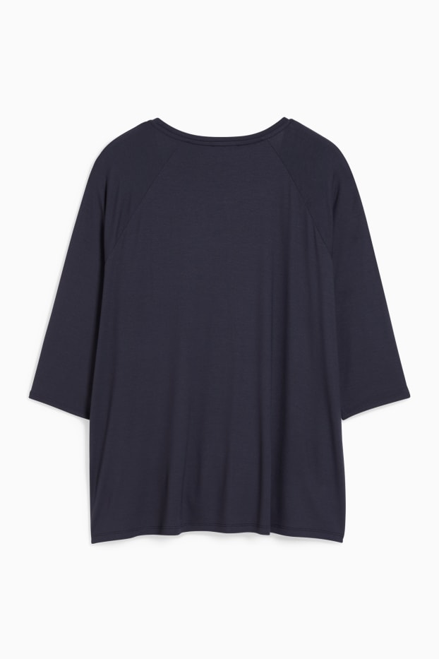 Femmes - T-shirt - bleu foncé