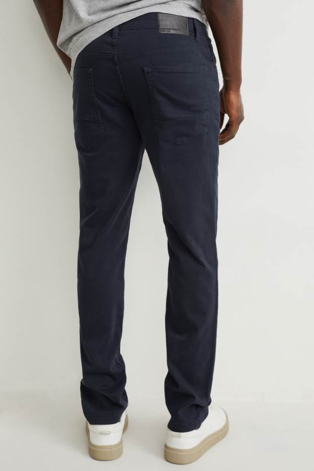 Uomo - Pantaloni - slim fit - Flex - LYCRA® - blu scuro