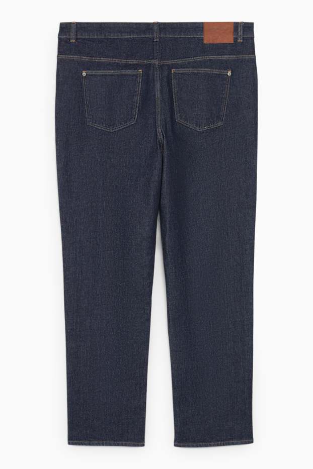 Dames - Straight jeans - high waist - LYCRA® - jeansdonkerblauw