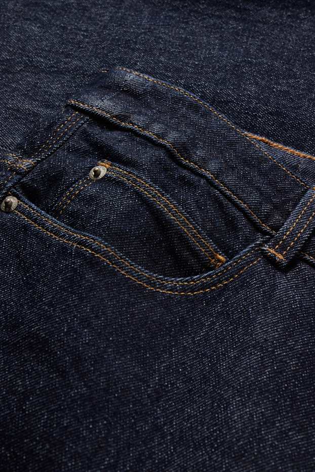 Dames - Straight jeans - high waist - LYCRA® - jeansdonkerblauw