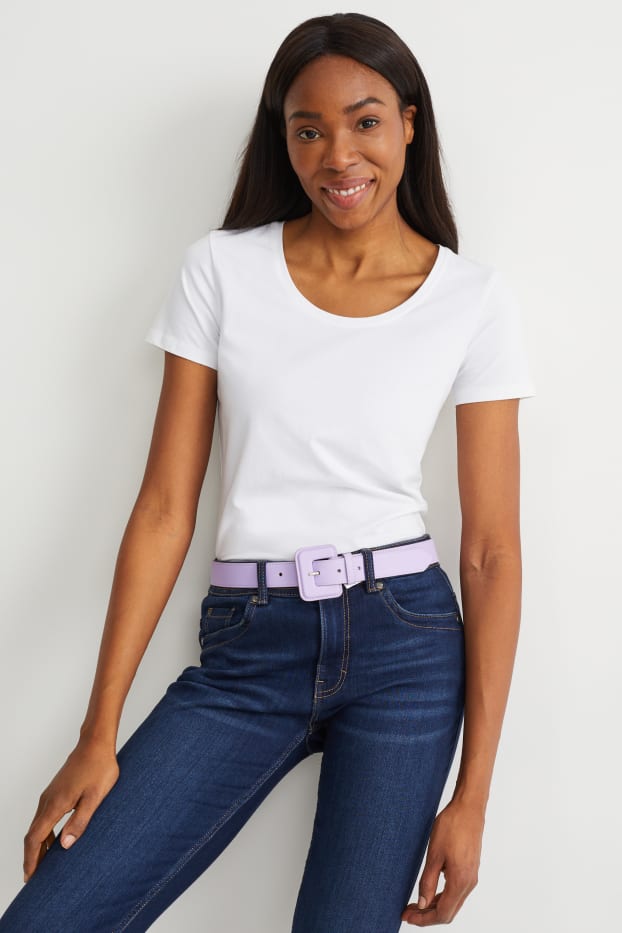 Femmes - Ceinture - synthétique - lilas