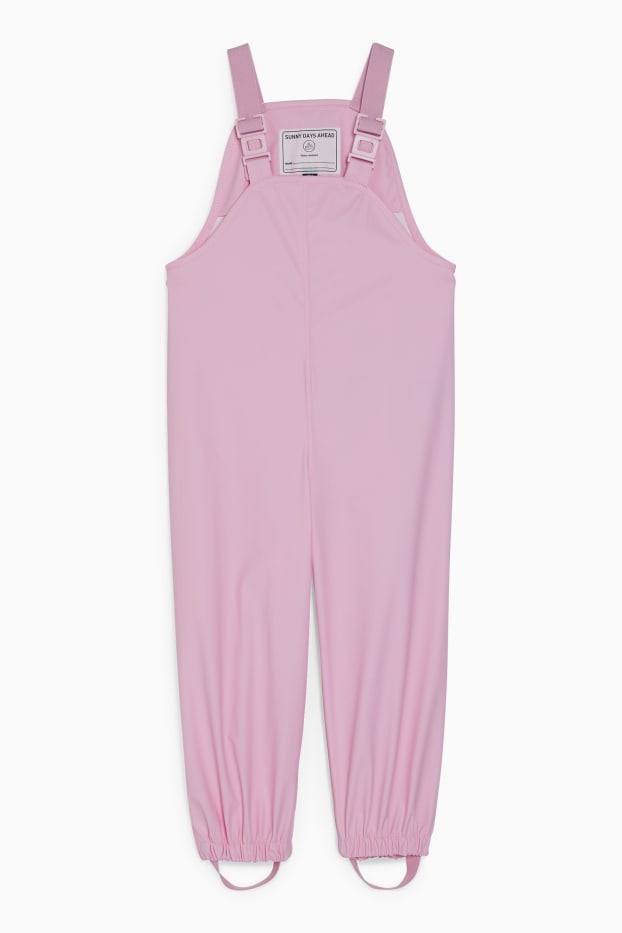 Nena - Pantalons per a pluja - impermeables - rosa