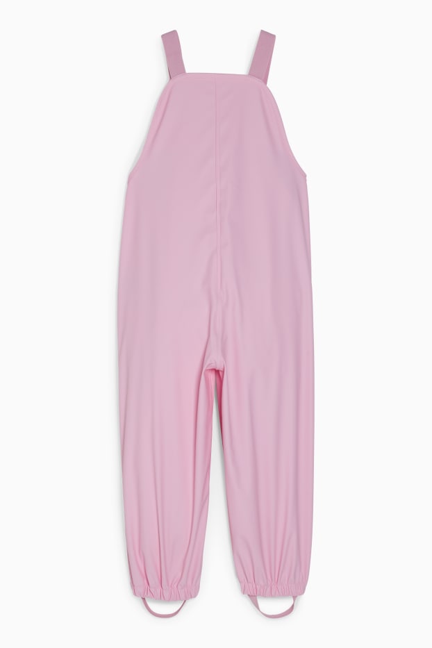 Nena - Pantalons per a pluja - impermeables - rosa