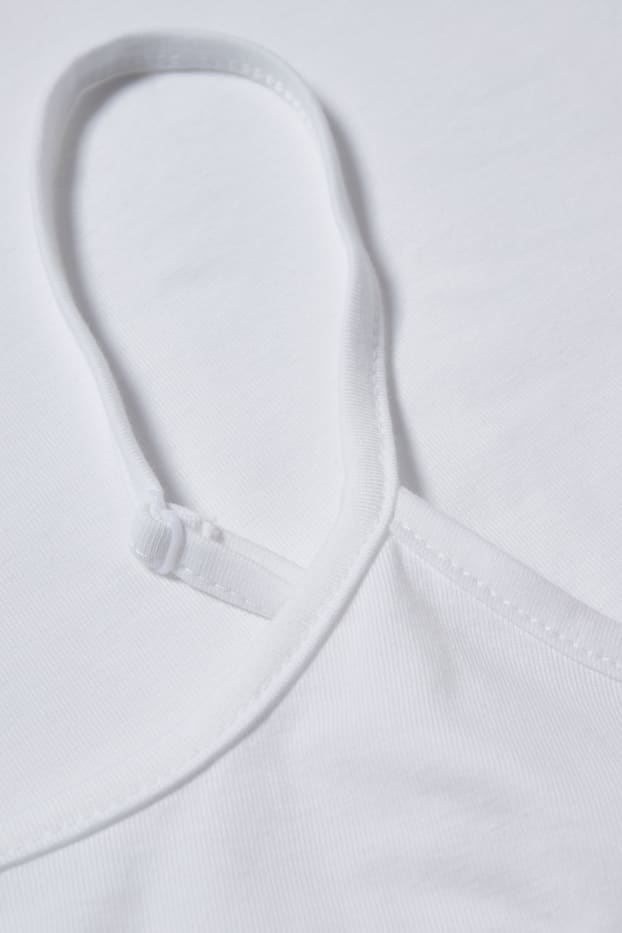 Damen - Multipack 2er - Basic-Top - weiß