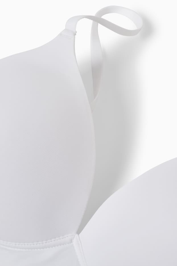 Damen - Multipack 2er - BH ohne Bügel - wattiert - LYCRA® - weiß