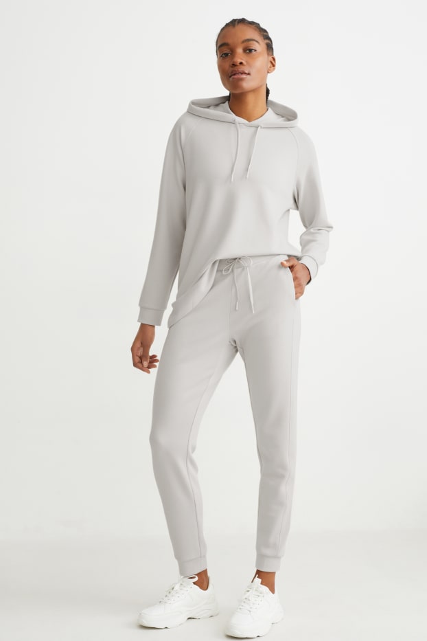 Dona - Pantalons de xandall bàsics - crema