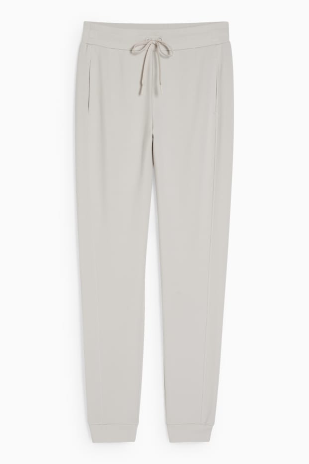 Dona - Pantalons de xandall bàsics - crema