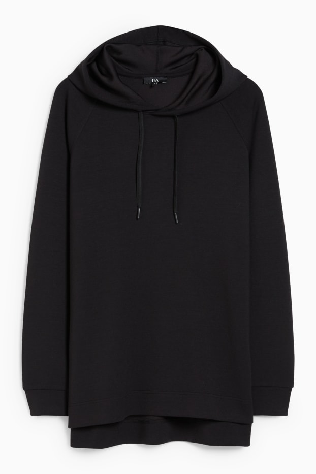 Women - Basic hoodie - black
