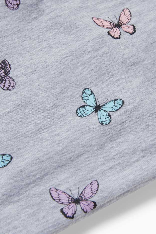 Copii - Fete - Căciulă - gri deschis melanj