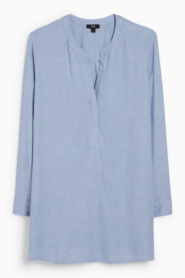 Damen - Bluse - hellblau