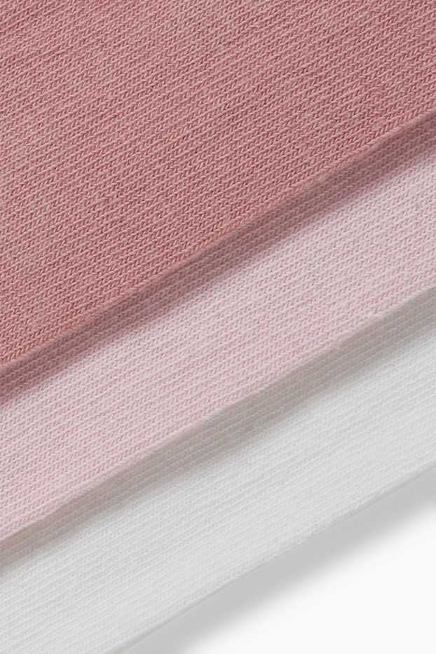 Bébés filles - Lot de 3 paires - collants bébé - rose