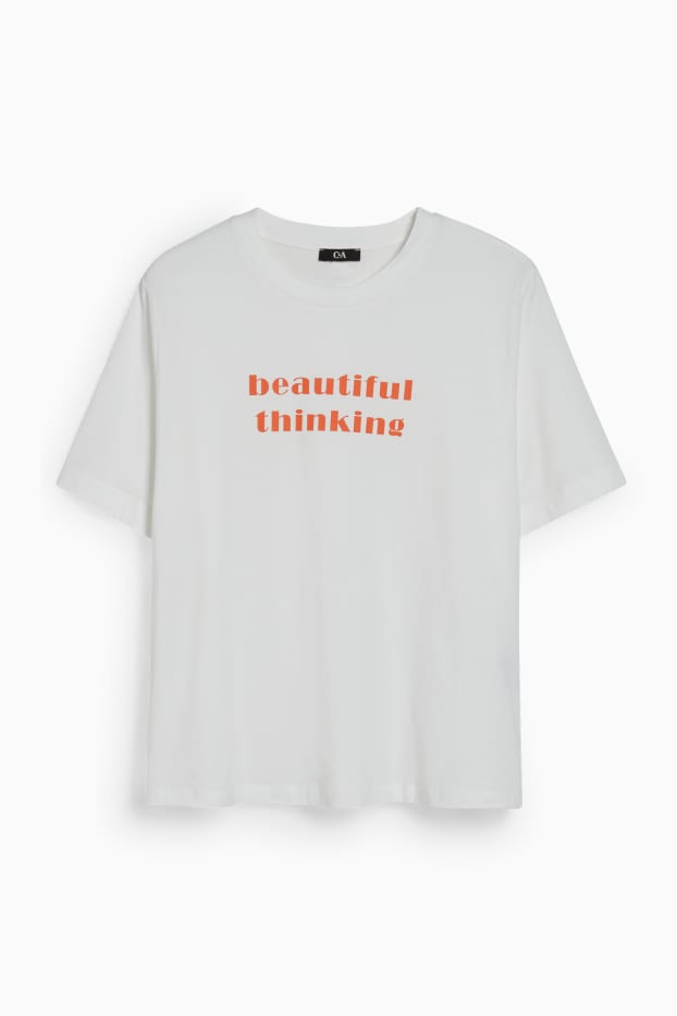 Dames - T-shirt - wit