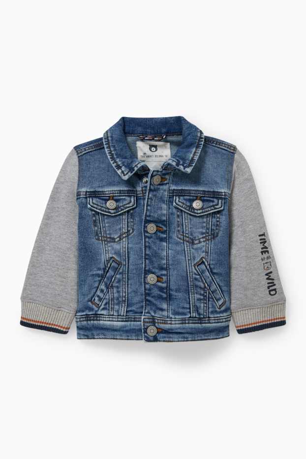 Bebeluși - băieți - Jachetă din denim bebeluși - denim-albastru