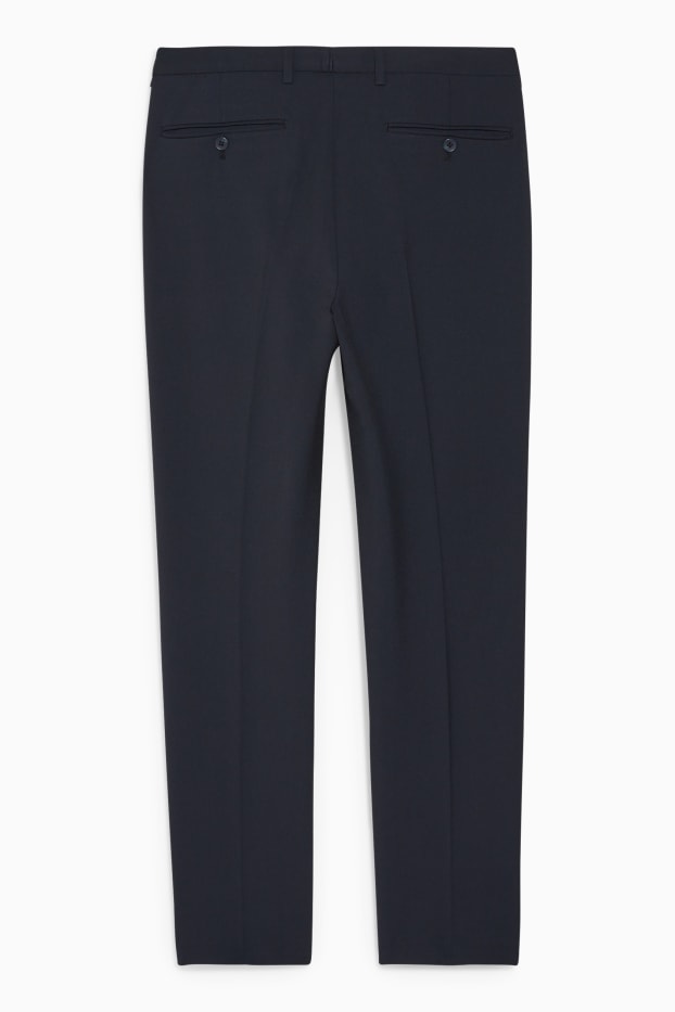 Pánské - Oblekové kalhoty - body fit - Flex - LYCRA® - Mix & Match - tmavomodrá