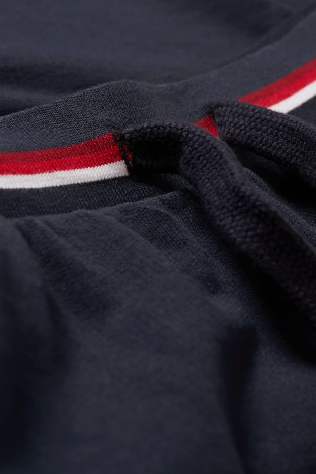 Hommes - Short de pyjama - bleu foncé