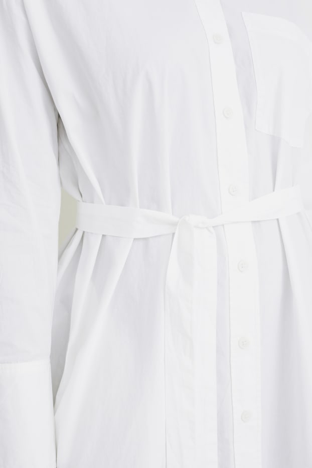 Femmes - Robe-chemise - blanc